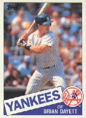 1985 Topps Baseball Cards      534     Brian Dayett